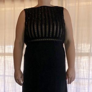 DayMor Couture Black Beaded Evening Gown 12